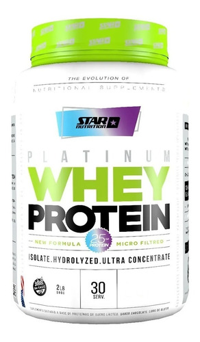 Whey Protein 2 Lbs Star Nutrition Proteina De Suero 907 Grs