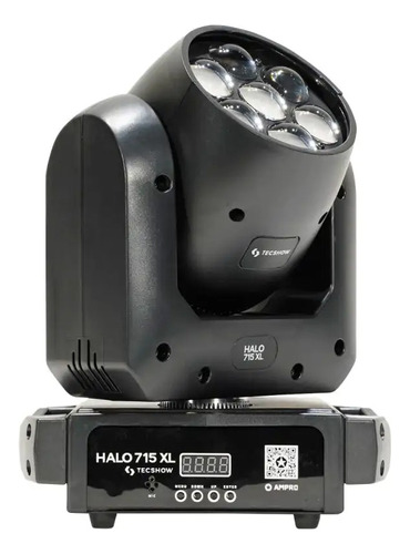 Cabezal Movil Tecshow Halo 715xl 7 Leds 15w 4 En 1 Versátil 