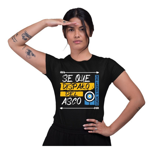 Playeras Negras Diseños De Tiro Con Arco Para Mujer Original