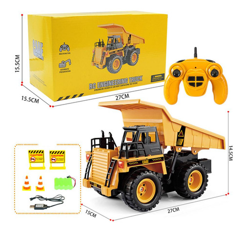 2,4g Rc Camión De Vehículo De Construcción Con