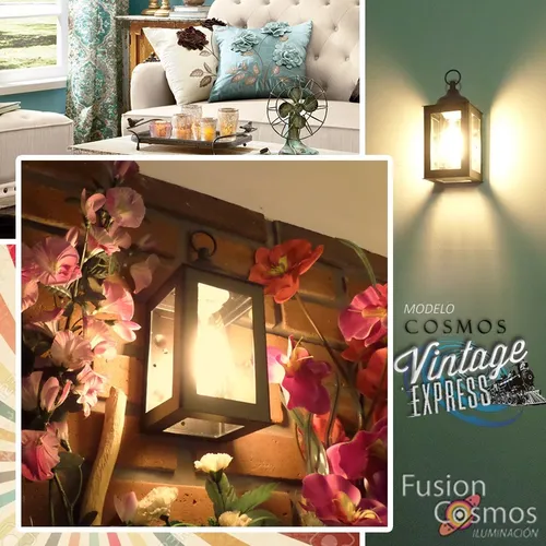 Farol Pared Exterior Aplique Difusor Estilo Fanal Fx Pack 6u Minimalista Colonial Vintage Fachada Intemperie Fanal Vela
