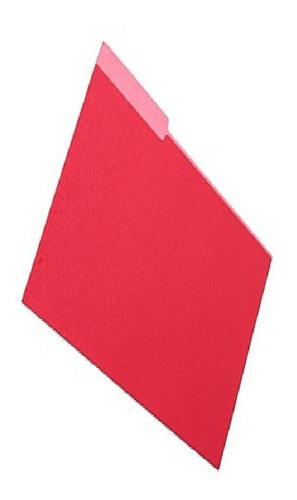 Carpeta Interna Nepaco Reforzadas Color Paq X 25 Unidades Color Rojo