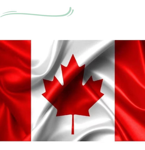 Bandera de varios países, 1,50 x 0,90 metros, Canadá