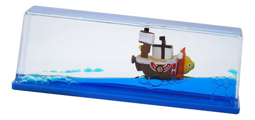 Barco Thousand Sunny One Piece En Caja Acrílica Adorno Mesa