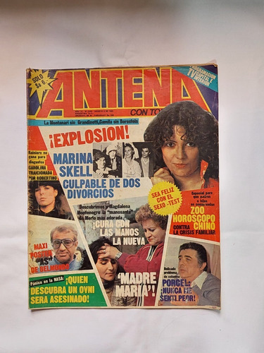 Antena / Nº 2536 / 1983 / Porcel / Isabel Perón