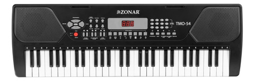 Teclado musical Zonar TMO TMO-54 negro 110V