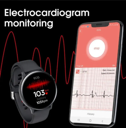 S20 Relogio Smartwatch Com Pelicula De Brinde
