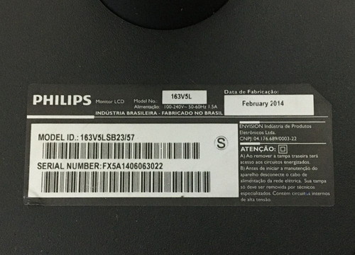Imagem 4 de 4 de Base Pé Monitor Philips 16' 163v5l
