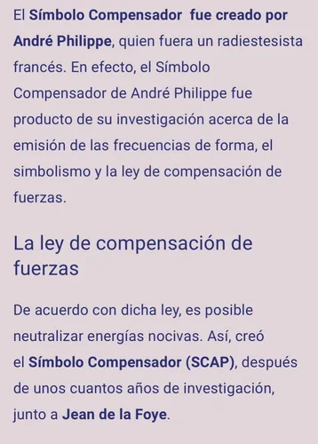 Símbolo Compensador Scap Radiestesia Pack
