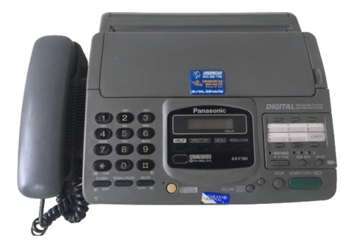 Teléfono Fax Panasonic Impresora Contestador Usado (Usado)