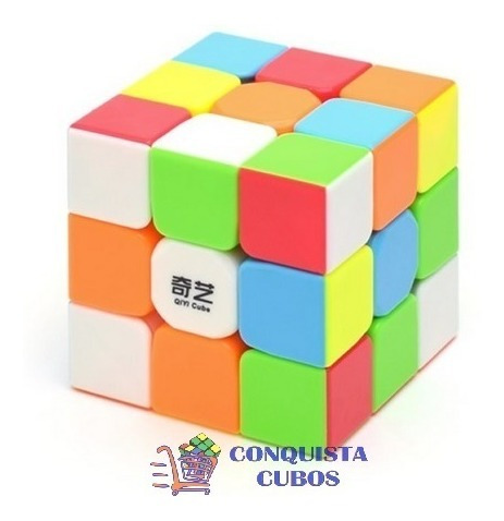 Cubo Mágico 3x3x3 Profissional Qiyi Warrior W Colorido
