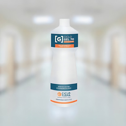 Álcool Gel 70º C/pump Ciclo Farma - 860g