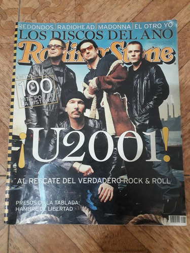 Revista Rolling Stone Nro 34 Enero 2001 U2