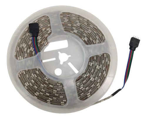 Fita Led Rgb Smd 5 Metros Dupla Face Controle Fonte
