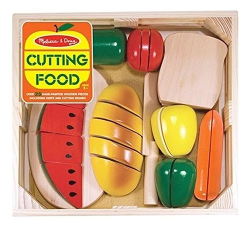 Melissa & Doug Cutting Alimentos - Set De Juegos De Alimento