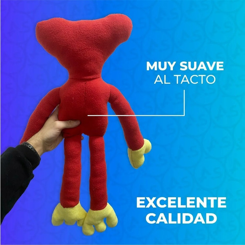 Imagen 6 de 10 de Peluche Huggy Wuggy Kissy Missy Muñeco Grande 60cm