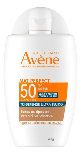 Avne Mat Perfect Tri-defense Prot Fac Sem Cor Fps 50 40g