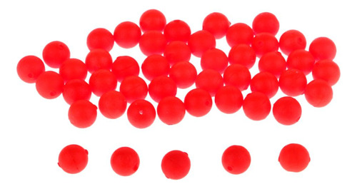 Accesorios De Pesca S 6mm Rojo 50pcs S