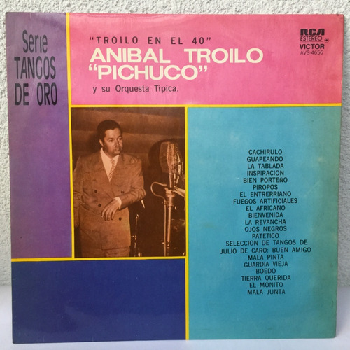 Anibal Troilo En El 40 - (mb+) Vinilo Tango Lp