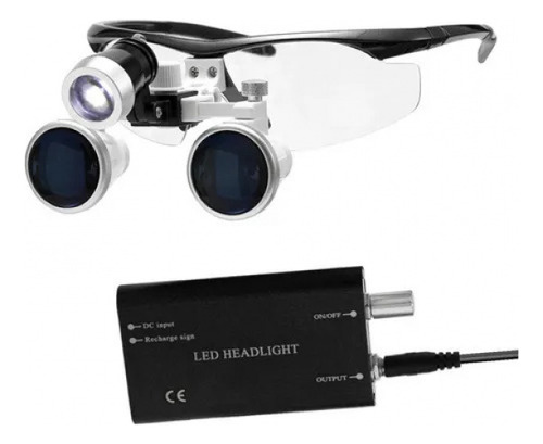 Lupa Portable Binocular Lupa De 3,5 X 420 Mm