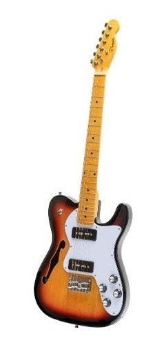 Guitarra Parquer Telecaster Thinline Semi Hueca Sunburst