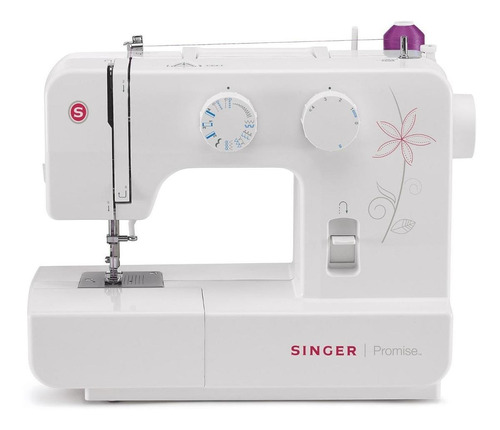 Imagen 1 de 4 de Máquina de coser recta Singer Promise 1412 portable blanca 120V
