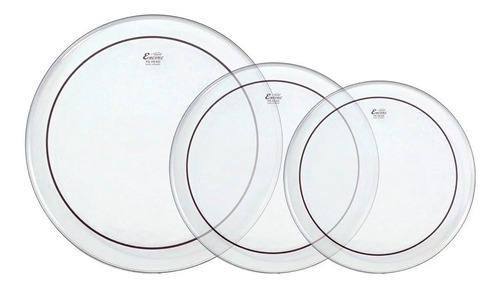 Set De Parches Encore Pinstripe Clear 12 13  Y 16 Pulgadas