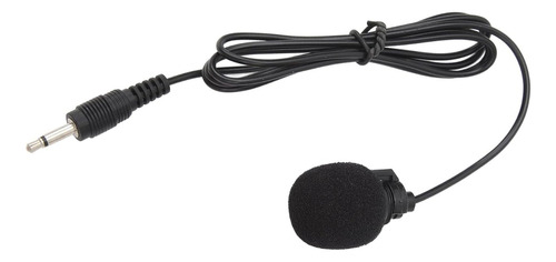 Pack 3 Micrófonos Plug 3.5 Mm Portátil Mini Negro + Solapa