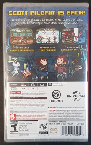 Juego Scott Pilgrim Vs. The World Complete Ed. Switch Nuevo!