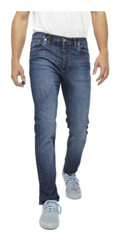 Jeans Hombre Bensimon Ultra Confort Gold Recto Tiro Bajo
