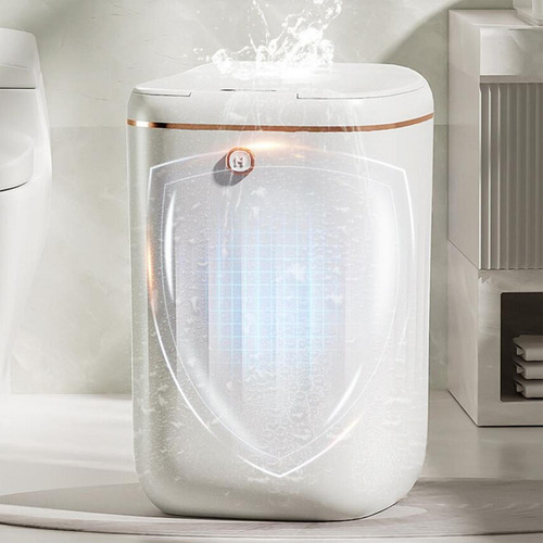 Cubo De Basura Inteligente Con Tapa Sellada A Prueba De Agua