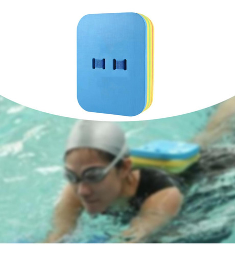 Entrenador De Natación Float Back, Cinturón Ajustable Azul