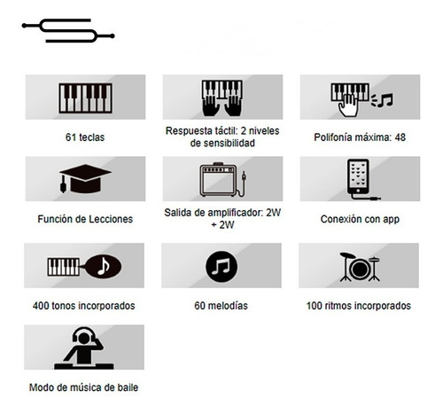 Imagen 5 de 8 de Teclado Casio Ctk3500 5 Octavas Sensitivo + Soporte + Funda