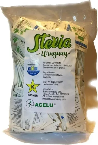 Somos Mayoristas, Stevia En Sobres (500 Sobres)