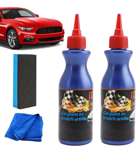 Kit De Pulido Automotriz - Limpieza Con Cera - Productos Aut