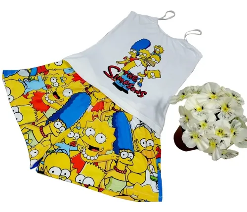 Pijama Blusa Sencilla Con Short De Mujer Dama Colores Vivos