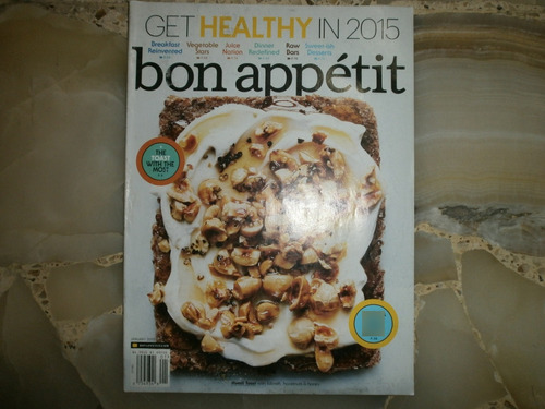 Revista Bon Appetit January 2015 Usa Food Wine Comida Dinner