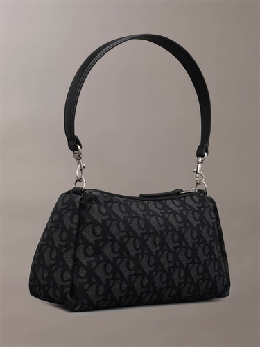 Bolsa Shoulder Negra Calvin Klein De Mujer
