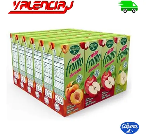 2 Alpina Frutto Nectar Jugos Surtidos 200ml X 24