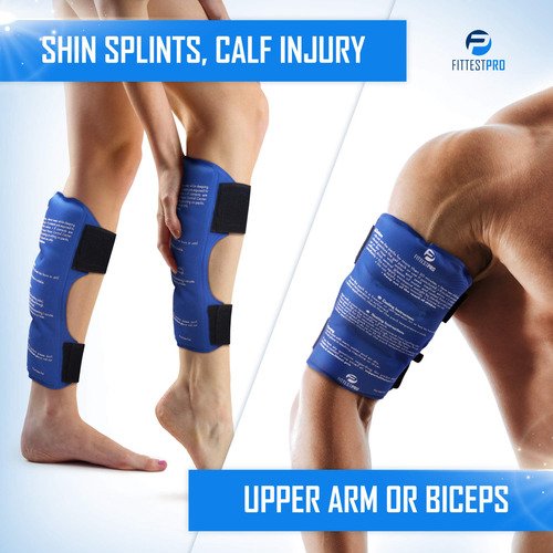 Ice Packs Fittest Pro Shin Splint, Terapia De Frío Y Calor (