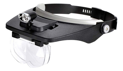 Lupa De Diadema Portátil Con Lámpara Led, Lupa De