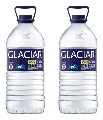 Bidon Agua Glaciar 6,3 Litros X 2