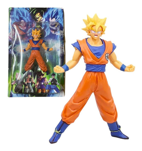 Figura Son Goku Super Saiyan Ssj Dragon Ball Super Pvc