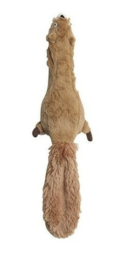 Ethical 5735 Skinneeez Plus-squirrel Stuffing-less Dog Toy, 