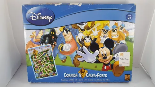 Antigo jogo de tabuleiro Disney Corrida á caixa-forte d