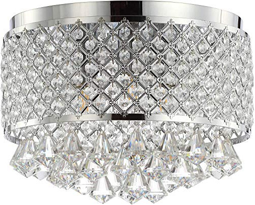 Jonathan Y Jyl6145a Evelyn 14.7  3 Gotas De Cristal / Led Mo