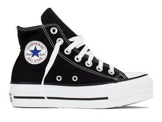 Tênis Converse All Star Platform Cano Medio - Sapatos Tênis Converse com o Melhores Preços no Mercado Livre Brasil
