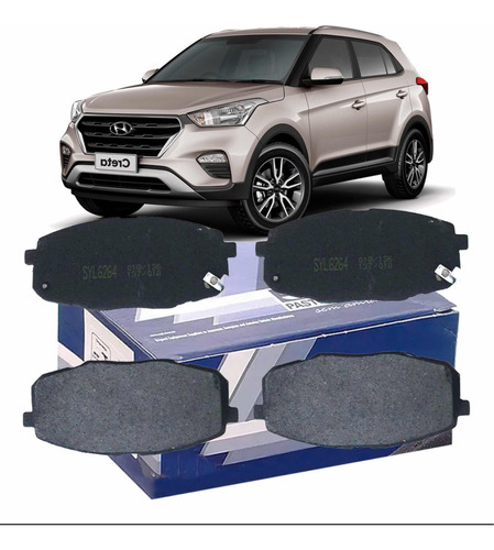 Pastilha Freio Dianteiro Hyundai Creta 2017 A 2019 Syl6264