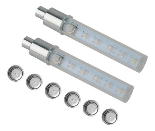 5 X 2x Vástago De Válvula Led Tapa Luz Intermitente