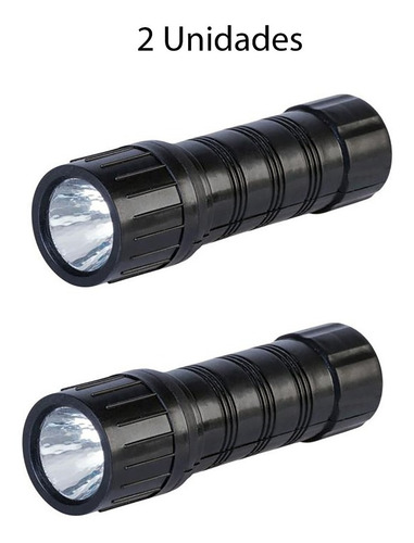 Mini Lanterna Led A Pilha - 2 Unidades - Luz De Emergência